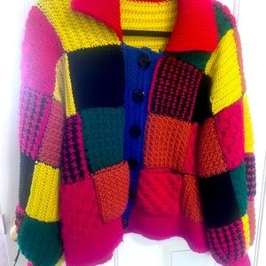 Handmade crochet JW Anderson (Harry Styles) inspired cardigan. Unisex